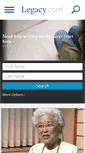 Mobile Screenshot of legacy.com