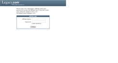 Desktop Screenshot of affiliates.legacy.com